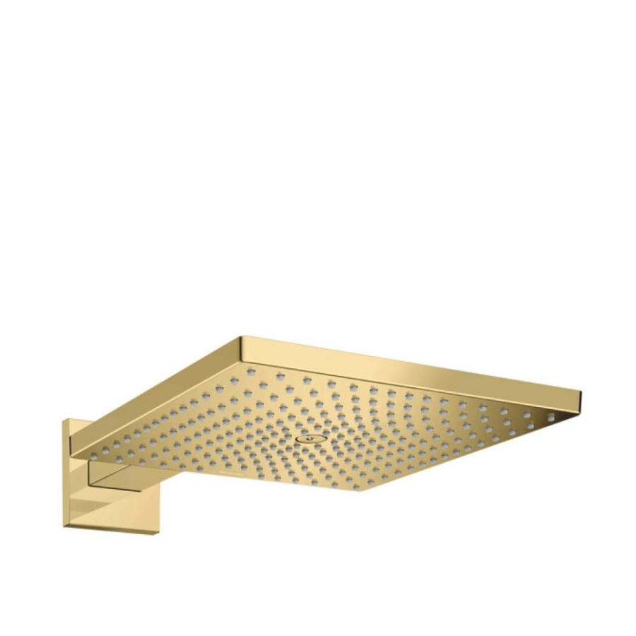 Photo Overhead shower hansgrohe Raindance E 300 1jet 26238990 with holder, polished gold