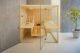 Photo Sauna Effe Air 105 Corner SA 91 10 0004 heat-treated aspen, left-handed