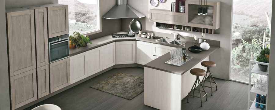 Photo Stosa City kitchen straight 360cm