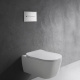 Photo Antonio Lupi Komodo KOMODO1 suspended toilet with white seat cover