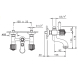Photo Bath mixer Nicolazzi Onice 2100CR09O