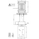 Photo Ceiling shower system Gessi Afilo 57401#279