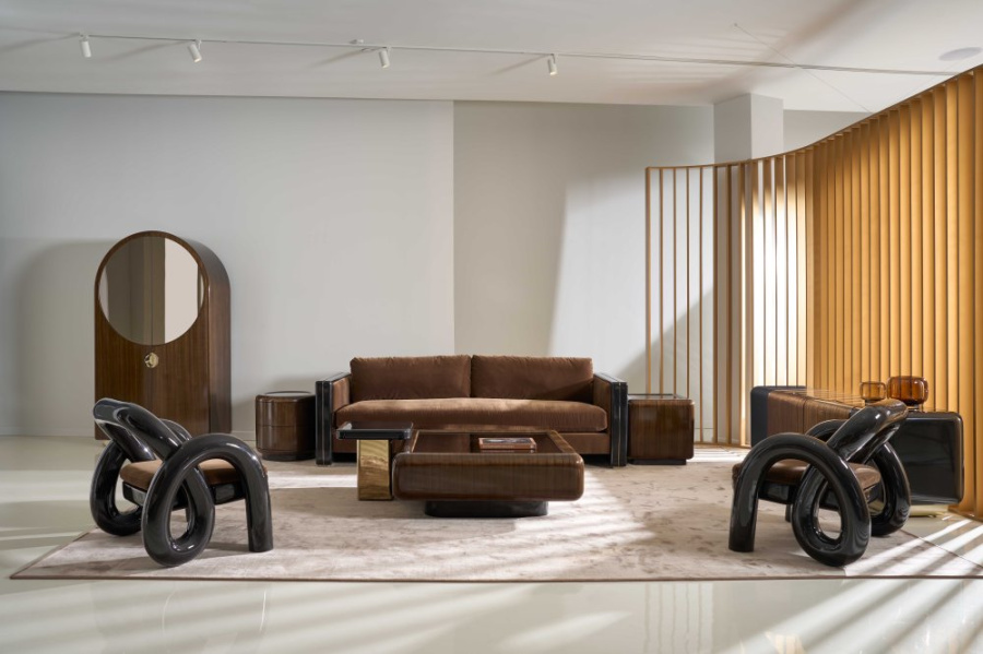 Photo Gelee chair (chocolate shade)