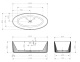 Photo Acrylic bath Abber 180x85 AB9327