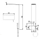 Photo Shower panel Cezares Premier PREMIER-CD2-T-NOP with thermostat, black matte