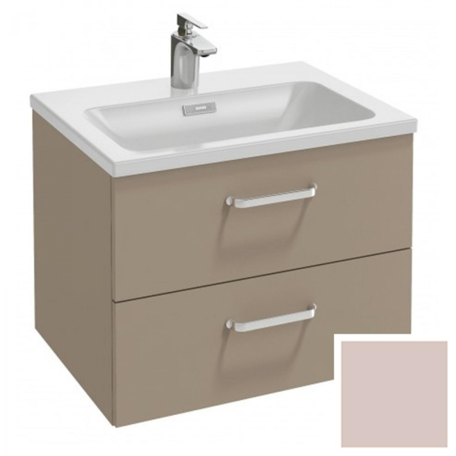 Photo The cabinet under the sink 60 cm Jacob Delafon Vox EB2080-R1-S42 curved handles, dusty rose