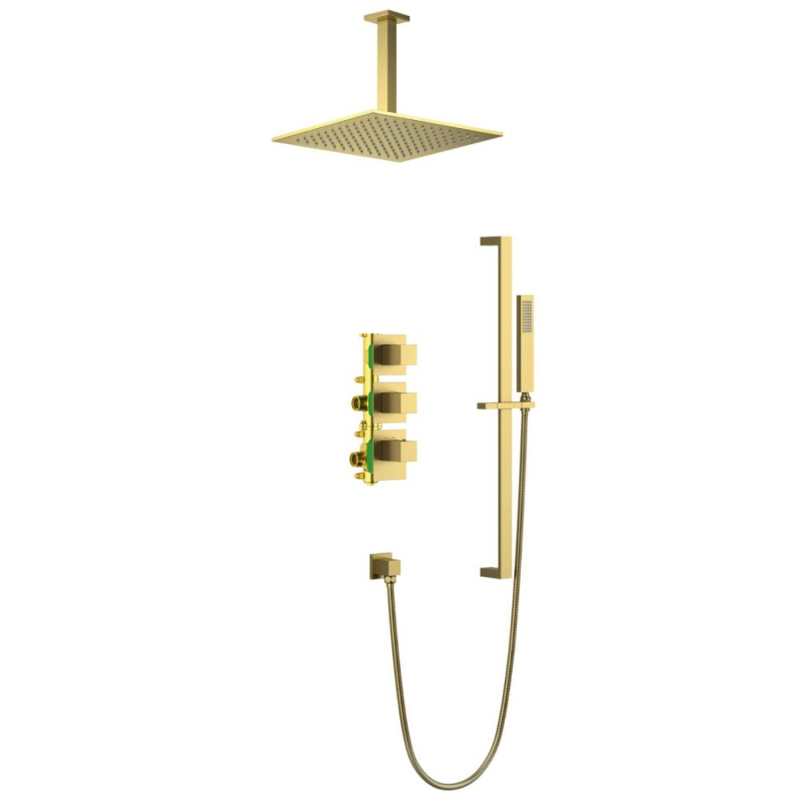 Photo Shower sets Timo Selene SX-2229/17SM gold matte