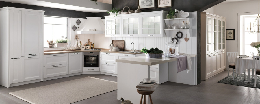 Photo Stosa Beverly kitchen straight 300cm