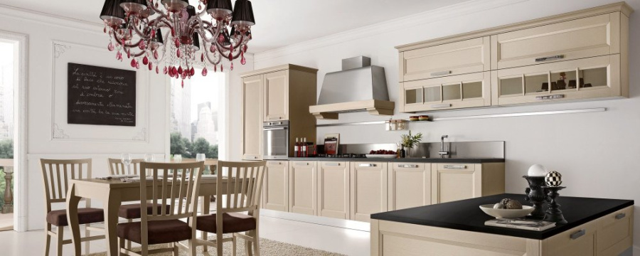 Photo Stosa Beverly kitchen straight 300cm