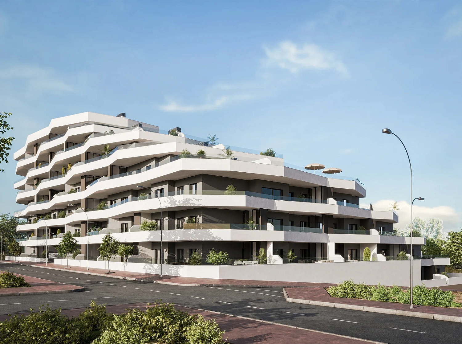 New apartment with terraces in San Miguel de Salinas