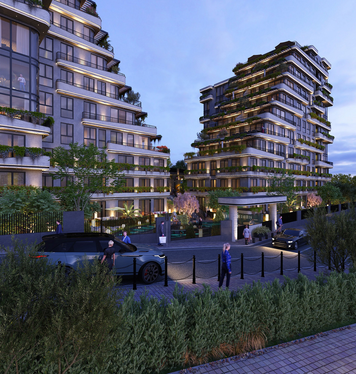 Cozy residential complex in the green zone