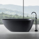 Photo Bath of artificial stone Abber Dortmund 170x75 AM9911B black
