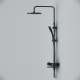 Photo shower column AM.PM Inspire V2.0 F0750A522 with thermostat matte black