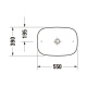 Photo Duravit Zencha sink 55 2373551379 black matte