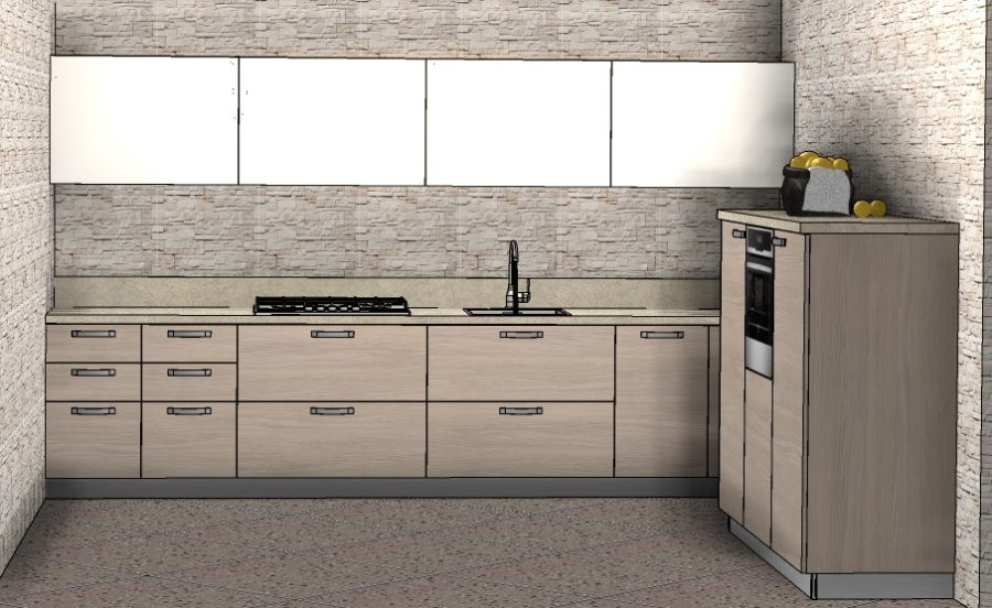 Photo Scavolini Urban kitchen straight 360cm