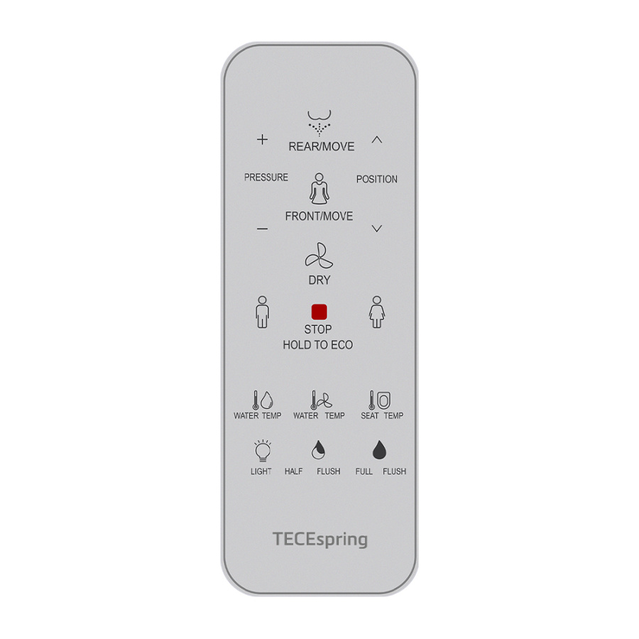 Photo Toilet set with installation TECE TECEspring R S955799