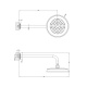 Photo Top shower Gessi Venti 20 65148#031