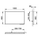 Photo Keuco Royal Lumos 100 14598173500 with backlit and heated aluminum