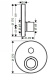 Photo Exterior shower thermostat Axor ShowerSelect 36722000