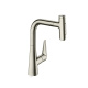 Photo Kitchen mixer hansgrohe Talis Select M51 72824800 with exhaust shower, steel