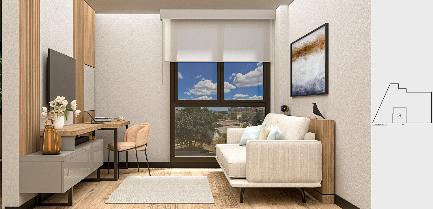 Apartments with the possibility of renting out on Airbnb (service model)