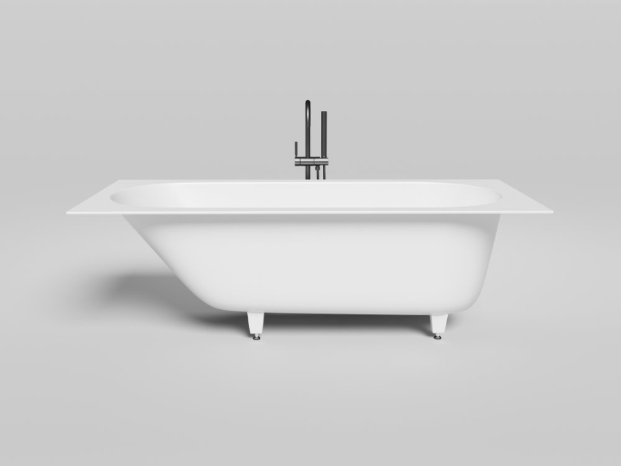 Photo Bath of artificial stone Salini Ornella 180x80 102312MF painting by RAL completely