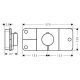 Photo Thermostatic shower mixer Axor One 45713670 black matte