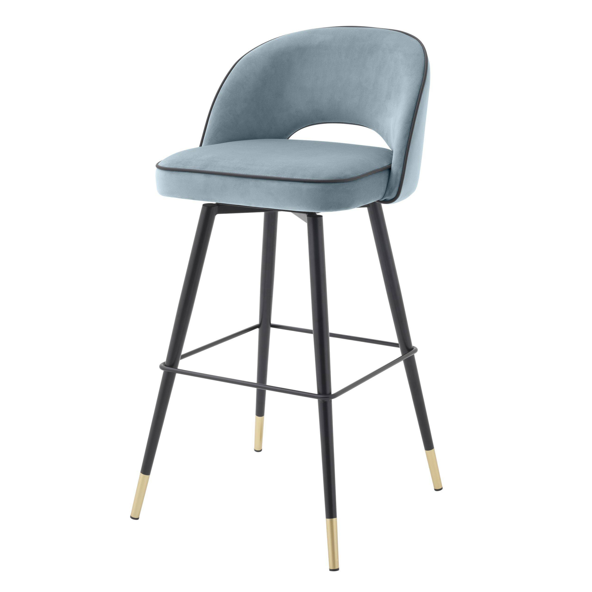 Photo A set of two Cliff bar chairs (blue)