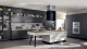 Photo Scavolini Motus kitchen corner with island