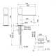 Photo Fantini Milano 31 P5 3003F steel sink mixer