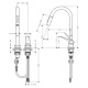 Photo Kitchen mixer Axor Citterio M 34822000