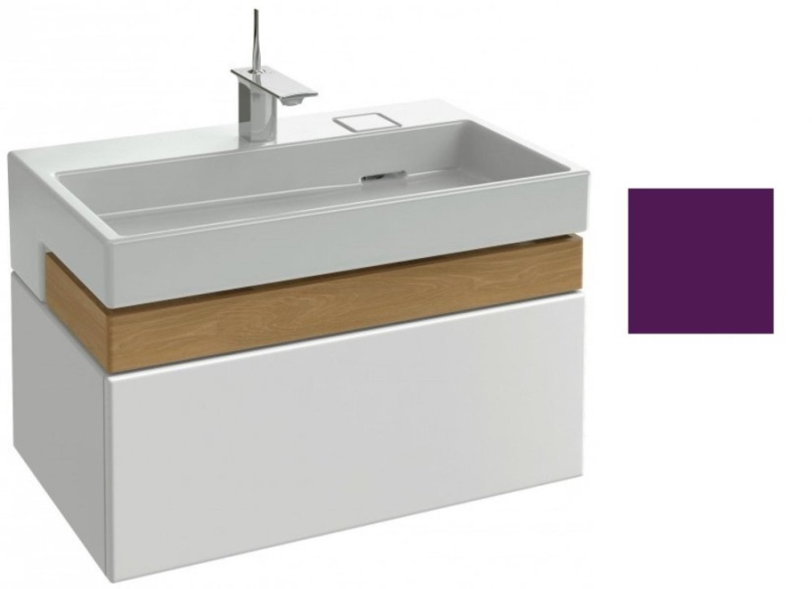 Photo Bathroom under the sink 80 cm Jacob Delafon Terrace EB1186-F26, plum