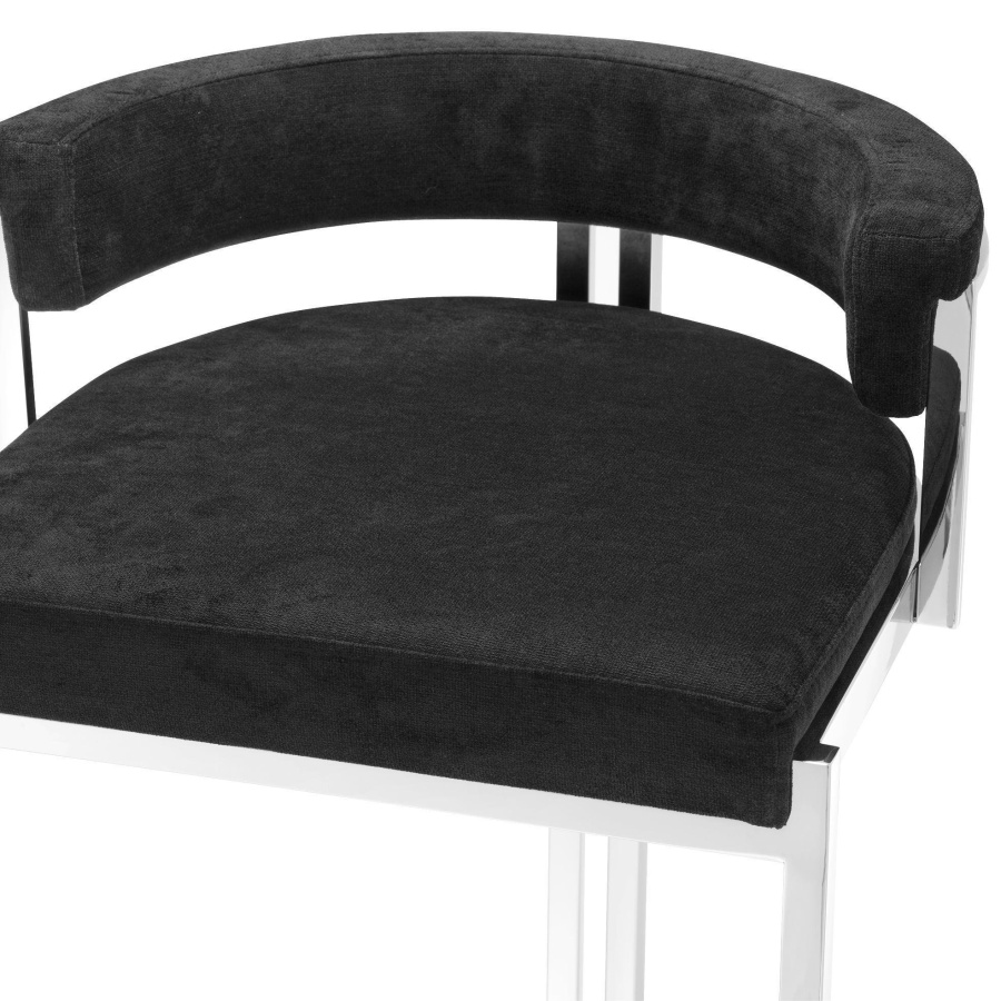 Photo Semibar chair Dante (polished stainless steel)