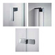 Photo Huppe Design Pure 8P0880.087.321 left, matte silver