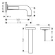 Photo Axor Citterio 39113340 grinding black chrome sink mixer