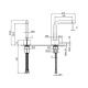 Photo Fantini sink mixer AF/21 27 P6 A504WF gold