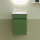 Photo Burgbad Lin20 42 SGIE042RF5383C0001*1 Moss Green Matt left green moss