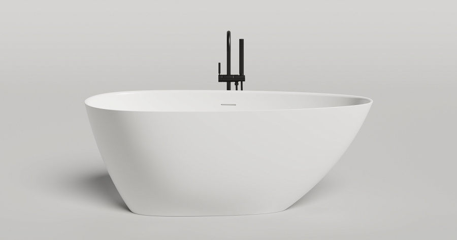 Photo Salini Paola cast marble bath 160x80 1015203M white matte