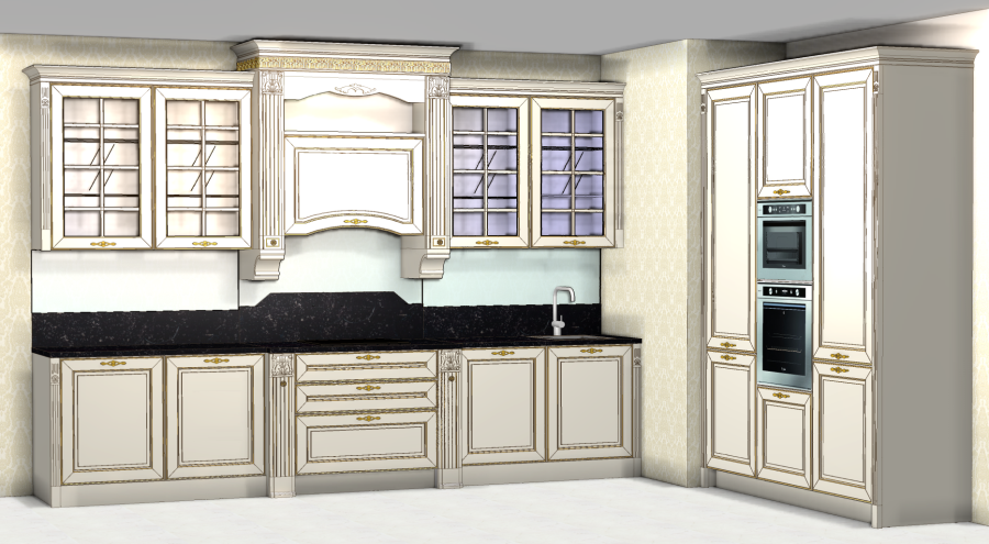 Photo Stosa Dolcevita kitchen straight 370cm