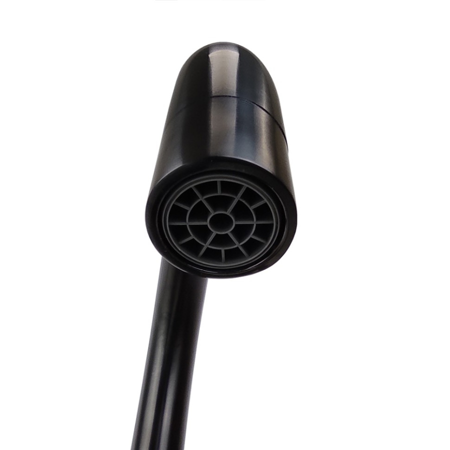 Photo Floor mixer Paini Cox 78PZ136LM for bath swivel pouring black matte PVD