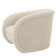 Photo Cristo rotating chair (cream)