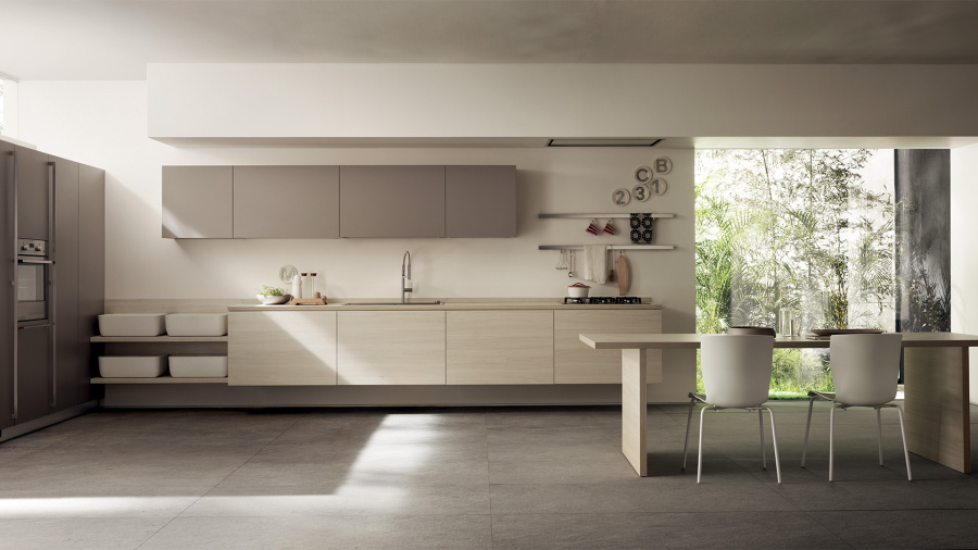 Photo Kitchen Scavolini Qi angular 420 by 270 cm