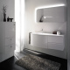 Photo Burgbad Sinea sink cabinet 1.0 121 WTU121E L F1767 C0001*1 white glossy
