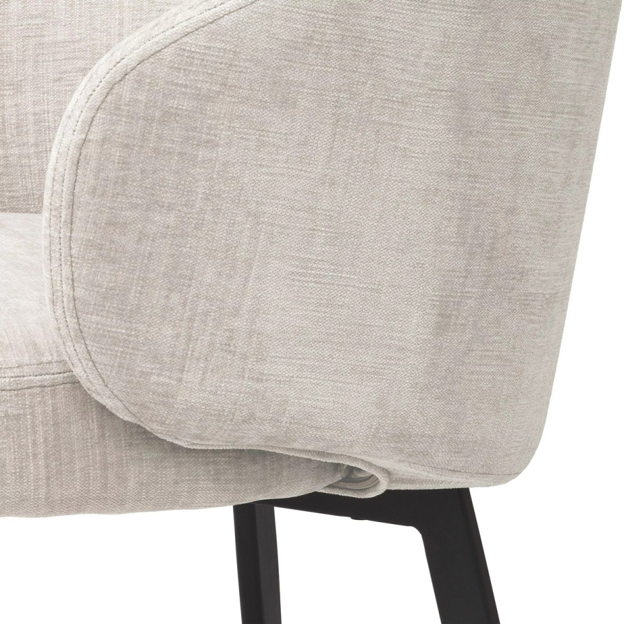 Photo A set of two Lloyd dining chairs (beige, with armrest)