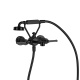 Photo Bath mixer Gessi Venti 20 65113#299 black matte