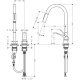 Photo Kitchen mixer Axor Citterio M 34822800 stainless steel