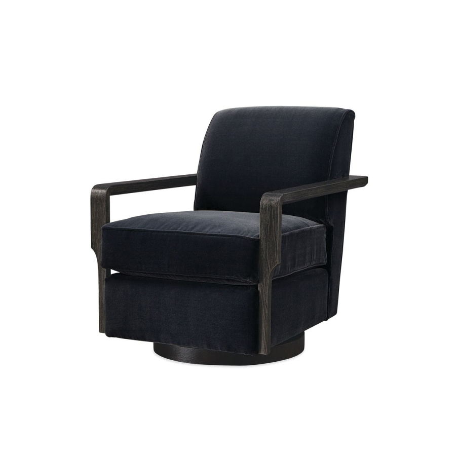 Photo Rewind Rotating Chair (Dark Blue)