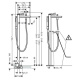 Photo Bath mixer floor hansgrohe Finoris 76445700 matte white