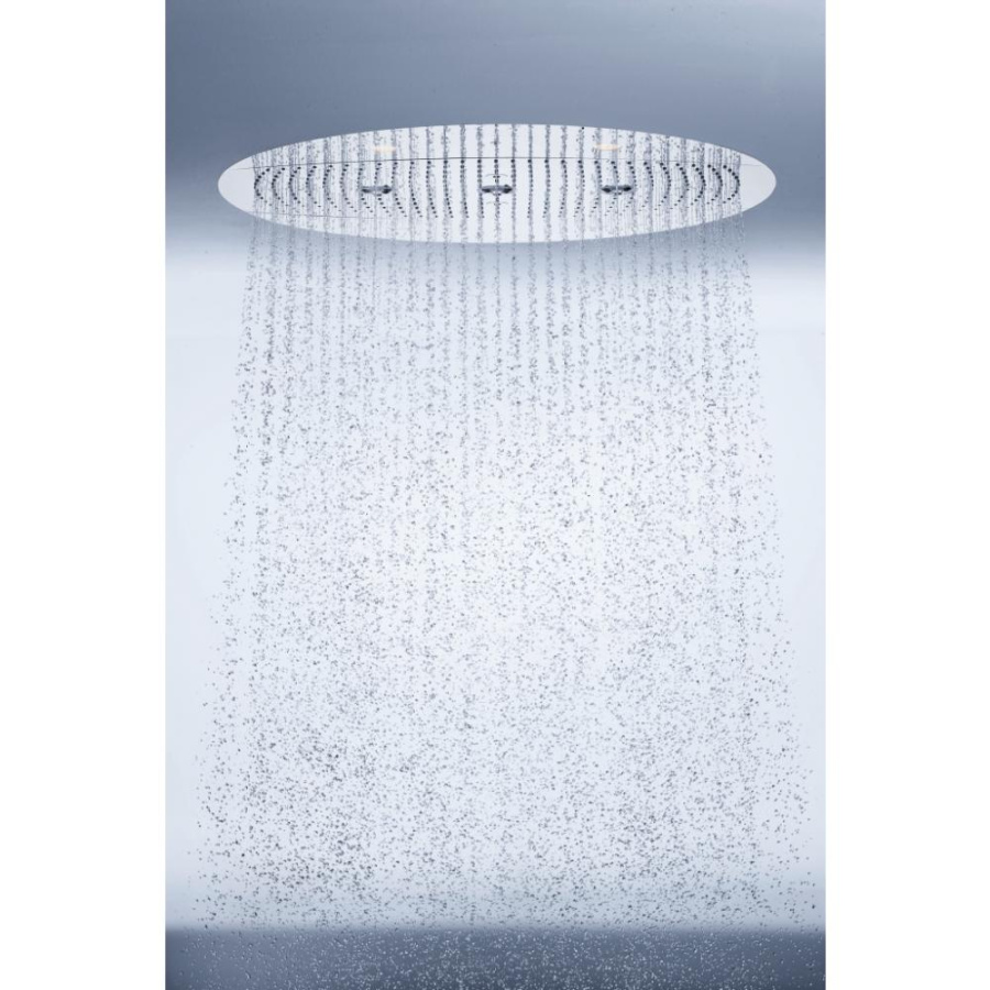 Photo Overhead shower hansgrohe Rainmaker Air 3jet 600 26117000 with illumination, chrome