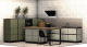 Photo Scavolini Tetrix kitchen corner with island